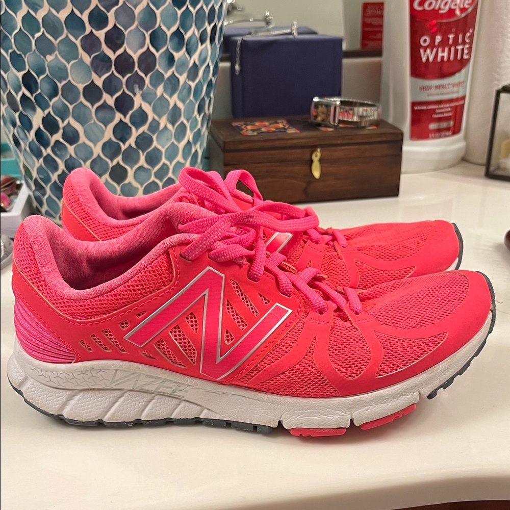 New Balance Women's Bright Pink Athletic Shoes